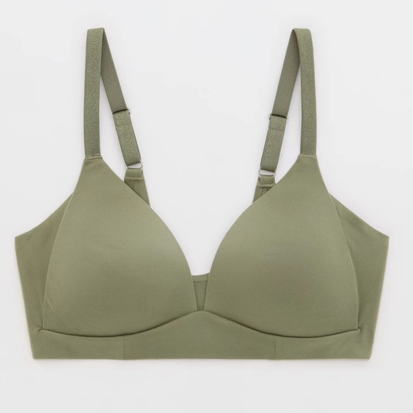 Aerie Real Good Sunnie Lurex Strap Wireless Lightly Lined Bra - Picture 3 of 4